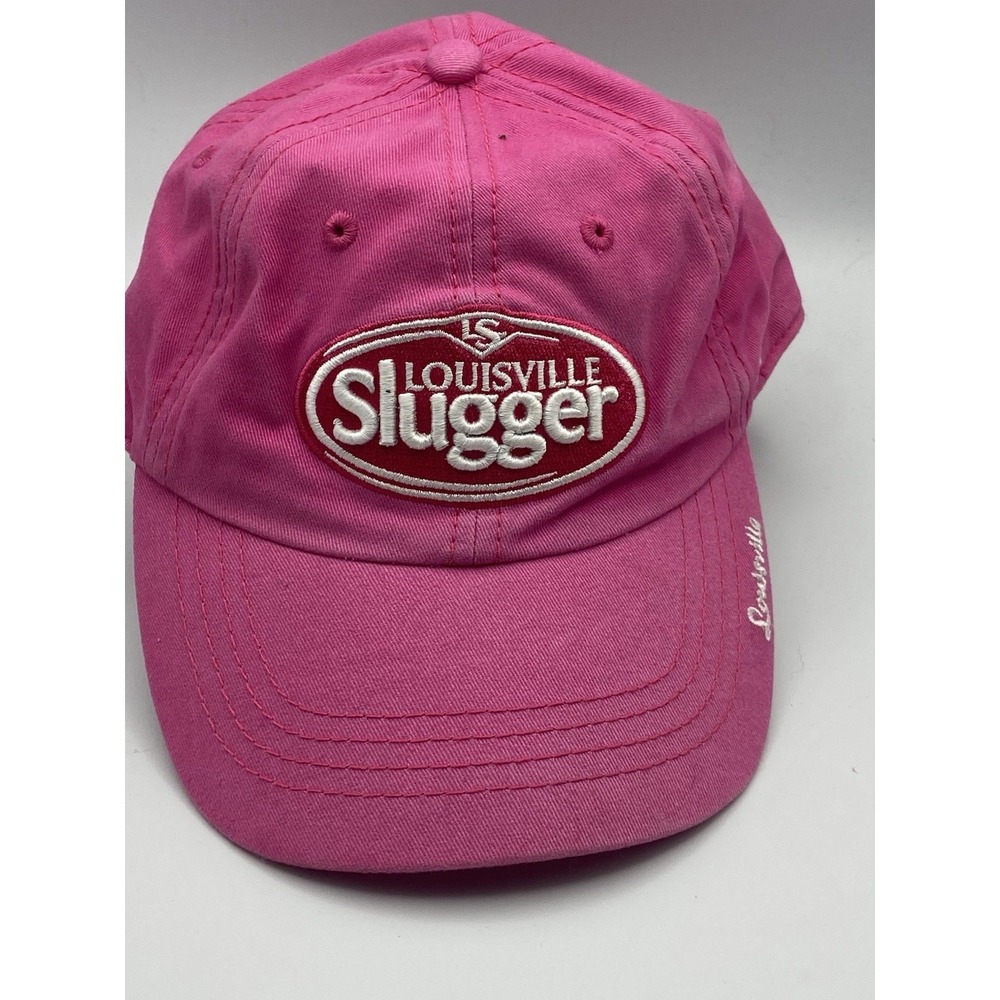 Louisville Slugger Womens Hat Cap Pink Adjustable Strapback By 47'‎ Brand